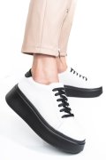 PANTOFI ALBI PIELE NATURALA 2S7741610NP
