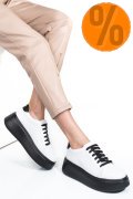 PANTOFI ALBI PIELE NATURALA 2S7741610NP