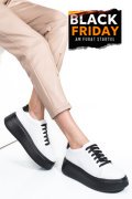 PANTOFI ALBI PIELE NATURALA 2S7741610NP