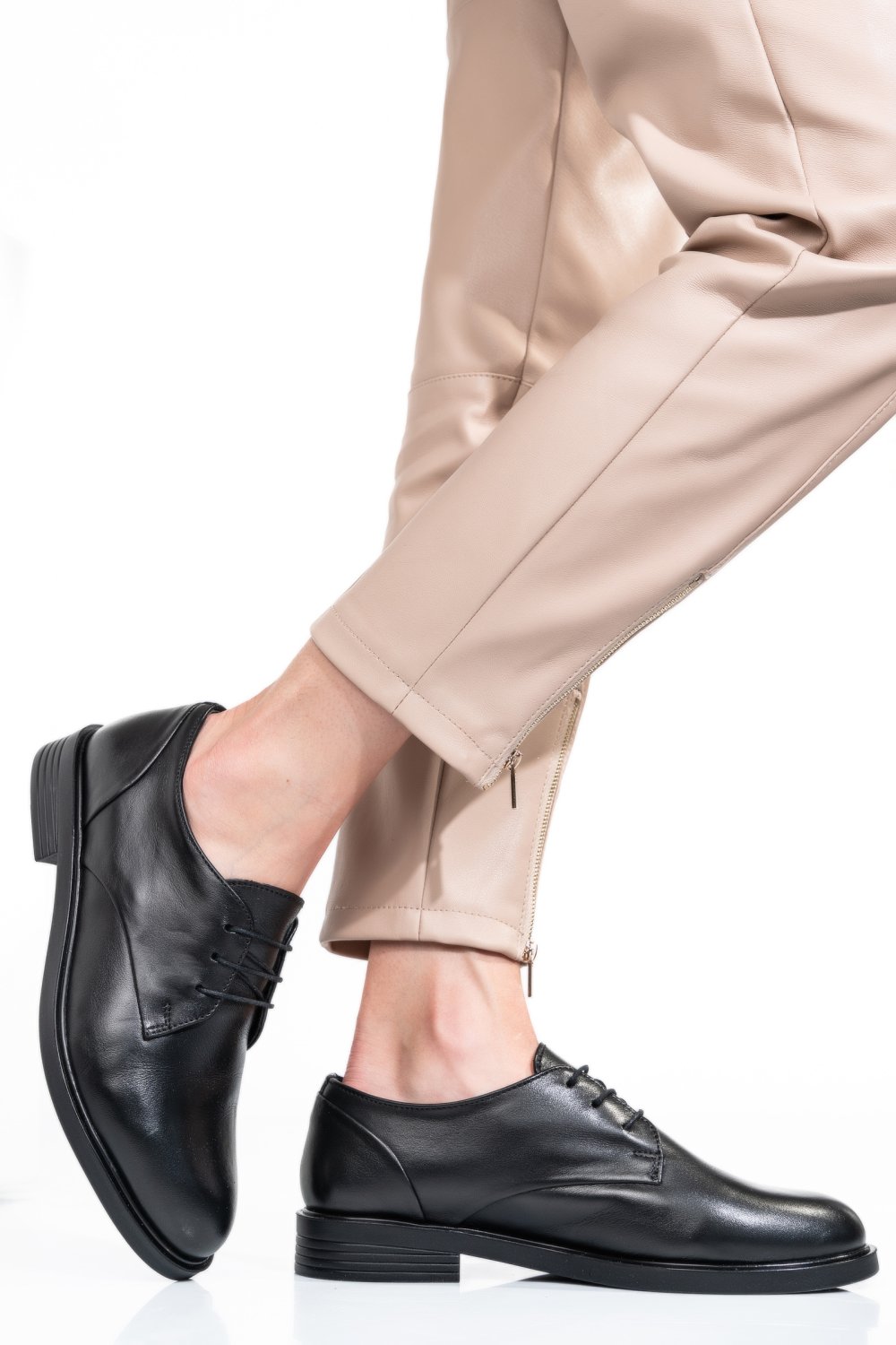 PANTOFI NEGRI PIELE NATURALA 2S7741605NP