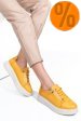 Pantofi sport galbeni piele naturala 2s7731683np