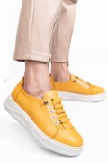 PANTOFI SPORT GALBENI PIELE NATURALA 2S7731683NP