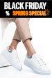Pantofi sport alb argintiu piele naturala 2s7701684