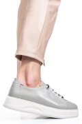 PANTOFI SPORT GRI PIELE NATURALA 231683NP