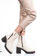 BOTINE BEJ PIELE NATURALA 2S7732-041NP