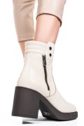 BOTINE BEJ PIELE NATURALA 2S7732-041NP