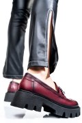MOCASINI WINE PIELE NATURALA 3S7799