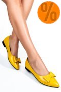 BALERINI GALBENI PIELE NATURALA 3S7708