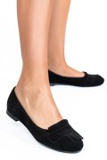 BALERINI NEGRI PIELE NATURALA INTOARSA 3S7703