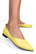 BALERINI GALBENI PIELE NATURALA 3S7733LIB
