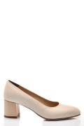 PANTOFI BEJ PIELE NATURALA 5S77600