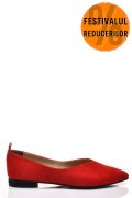 BALERINI ROSII PIELE NATURALA INTOARSA 3S7733LIB
