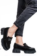 MOCASINI NEGRI PIELE NATURALA INTOARSA 1S7726352