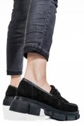 MOCASINI NEGRI PIELE NATURALA INTOARSA 1S7726352
