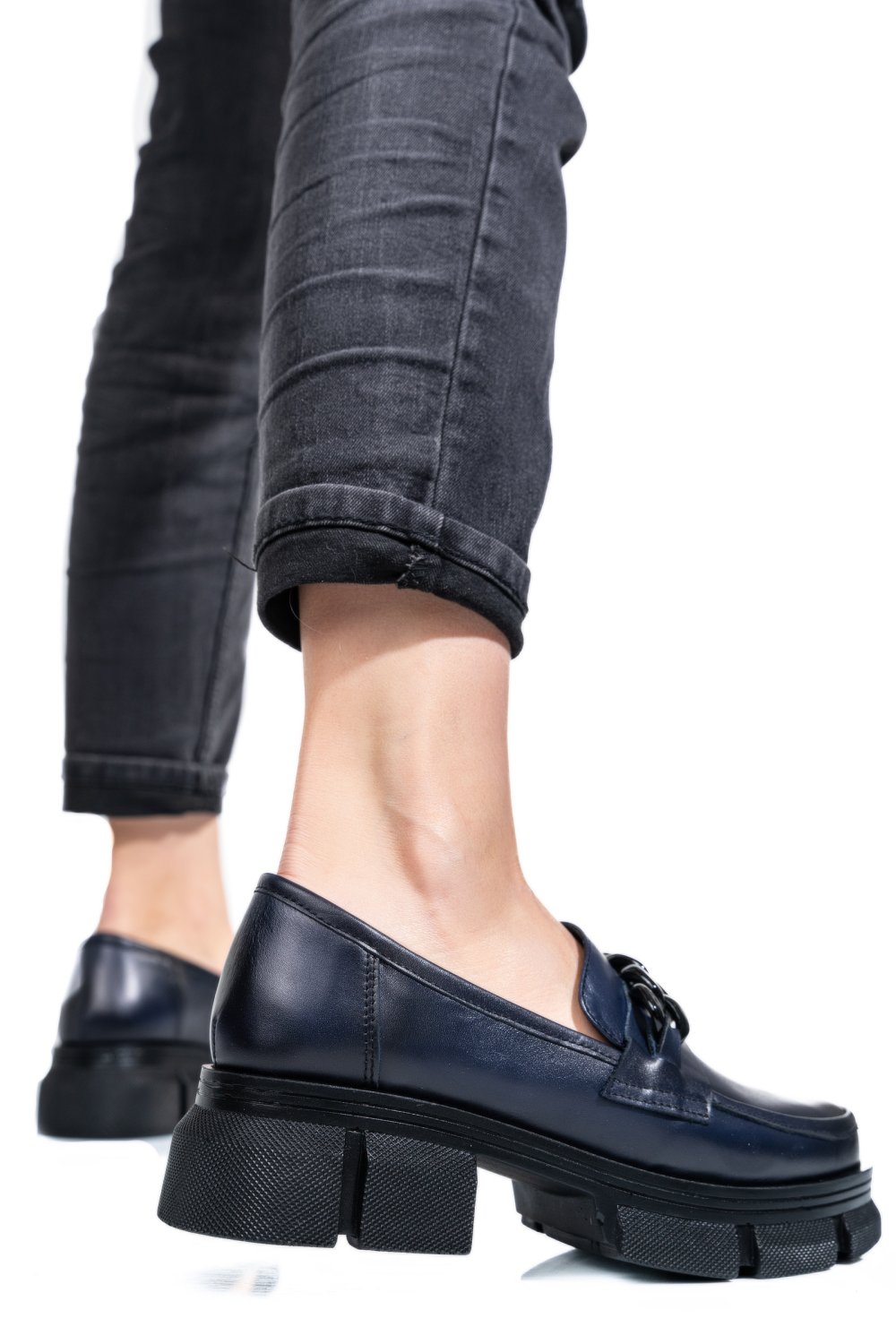 MOCASINI BLEUMARIN PIELE NATURALA 1S7726252
