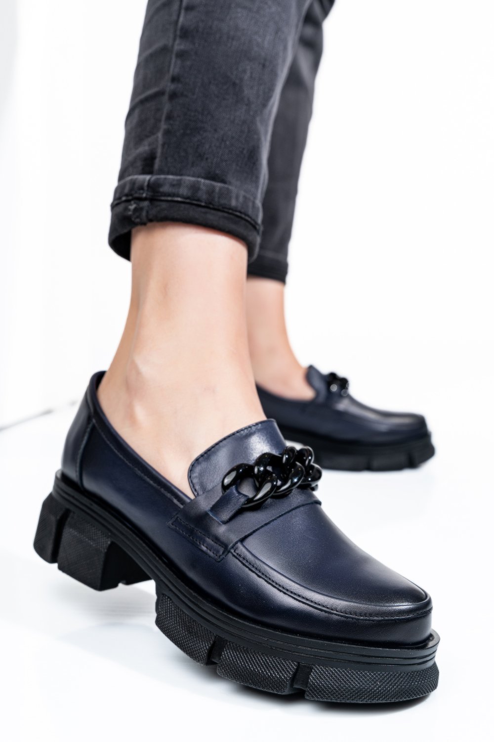 MOCASINI BLEUMARIN PIELE NATURALA 1S7726252