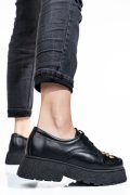 MOCASINI NEGRU PIELE NATURALA INTOARSA 1S7724211