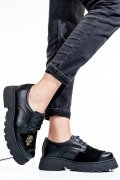 MOCASINI NEGRU PIELE NATURALA INTOARSA 1S7724211