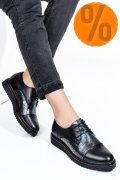 PANTOFI NEGRU COLOR PIELE NATURALA 1S7702