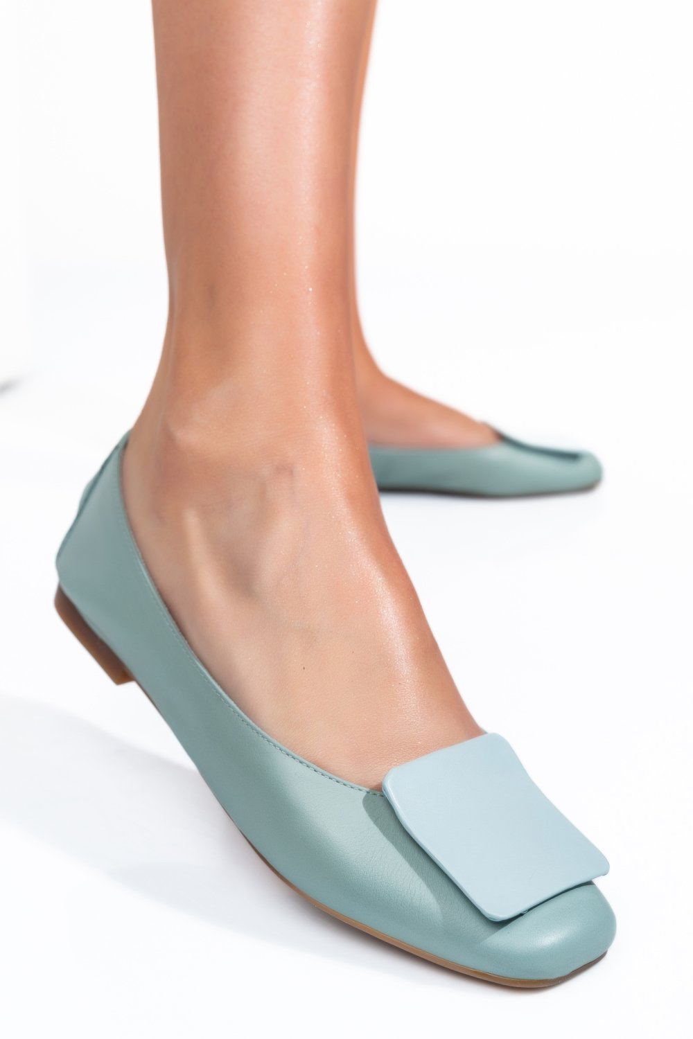 BALERINI BLEU PIELE NATURALA E2325416