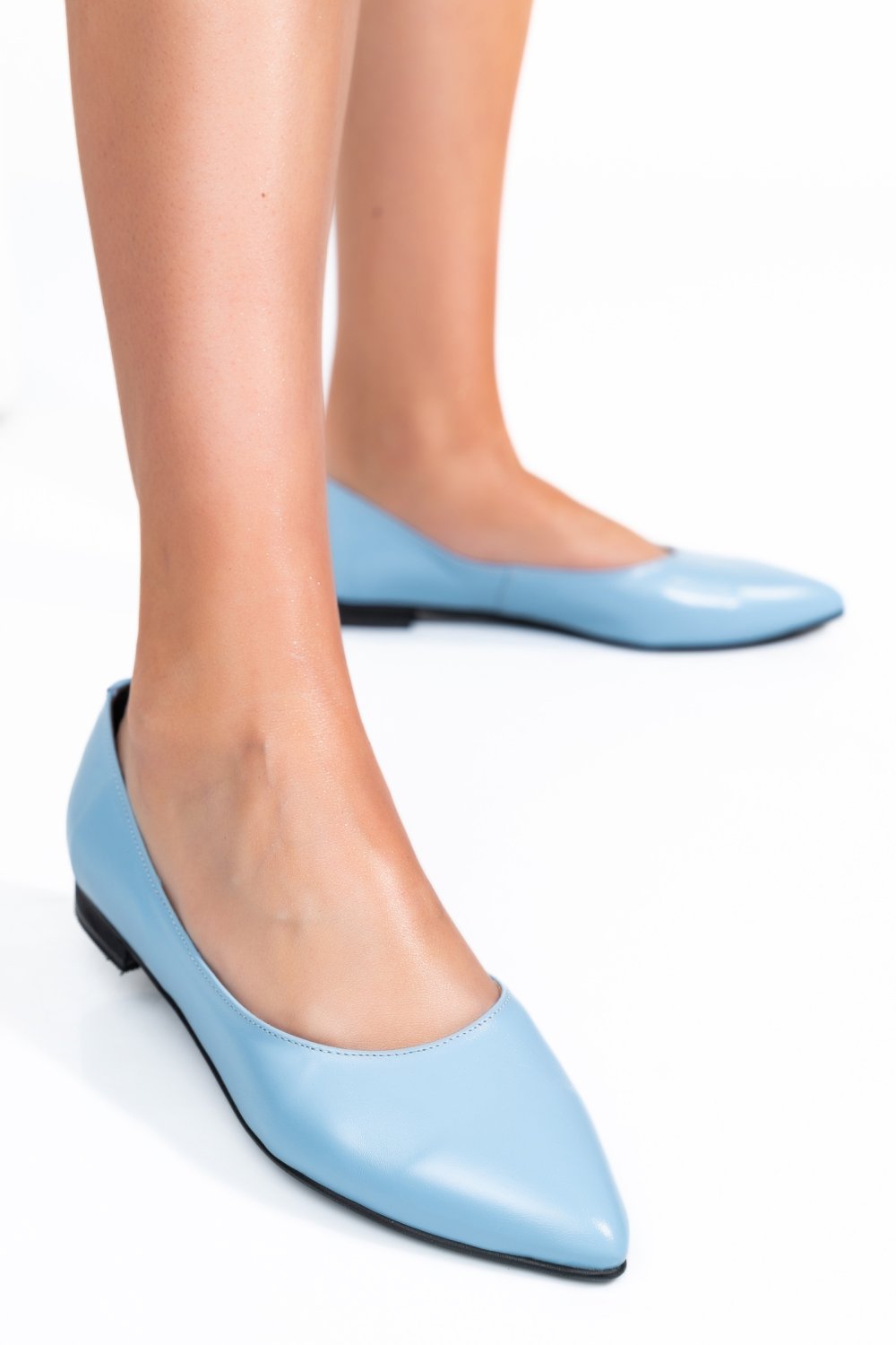 BALERINI BLEU PIELE NATURALA 3S7707