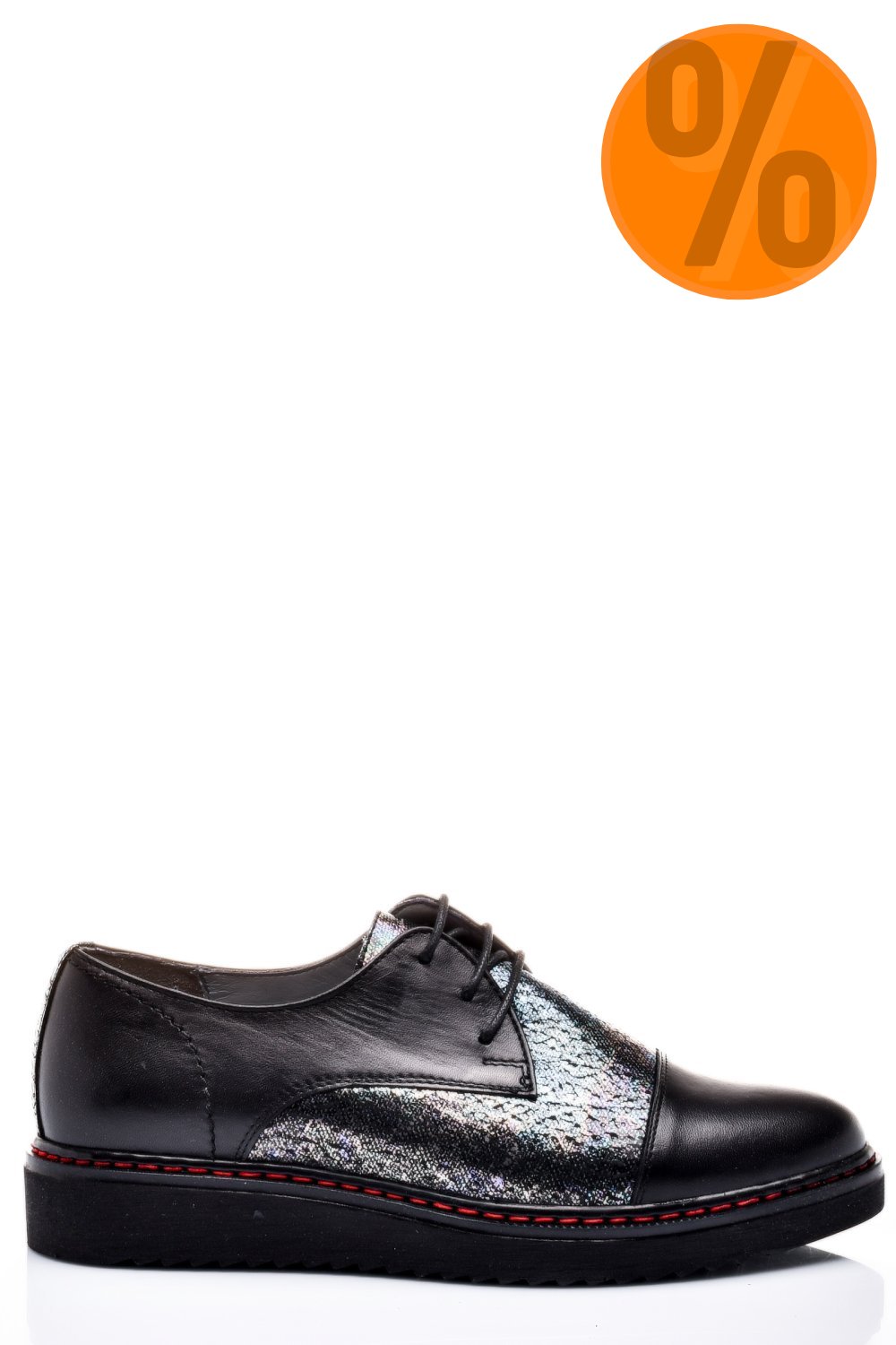 PANTOFI NEGRU COLOR PIELE NATURALA 1S7702
