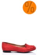 BALERINI ROSII PIELE NATURALA INTOARSA 3S7703