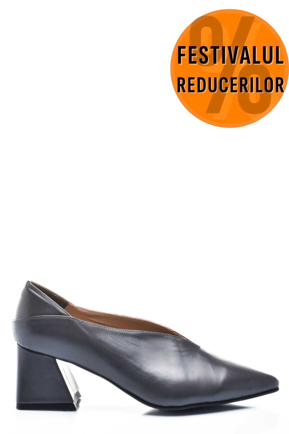 PANTOFI GRI PIELE NATURALA 1S77667