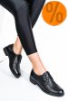 Pantofi negru piele naturala 1s7702