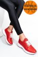 Pantofi sport rosii piele naturala 241613np