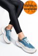 Pantofi sport albastru bej piele naturala 241614np