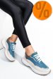 Pantofi sport albastru bej piele naturala 241614np