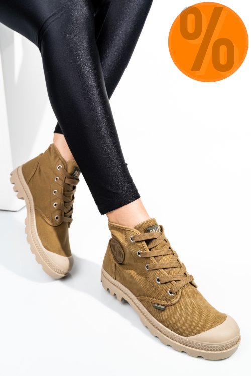 Palladium pampa hi olive/warmsand, ghete sport olive 9s772352-303