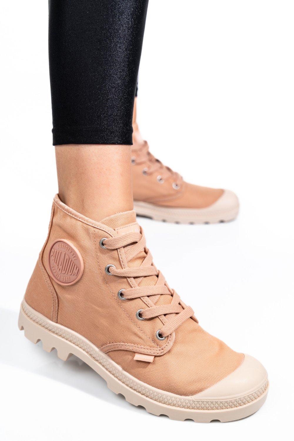 PALLADIUM PAMPA HI ROSE BRICK, GHETE SPORT PINK 9S772352-663