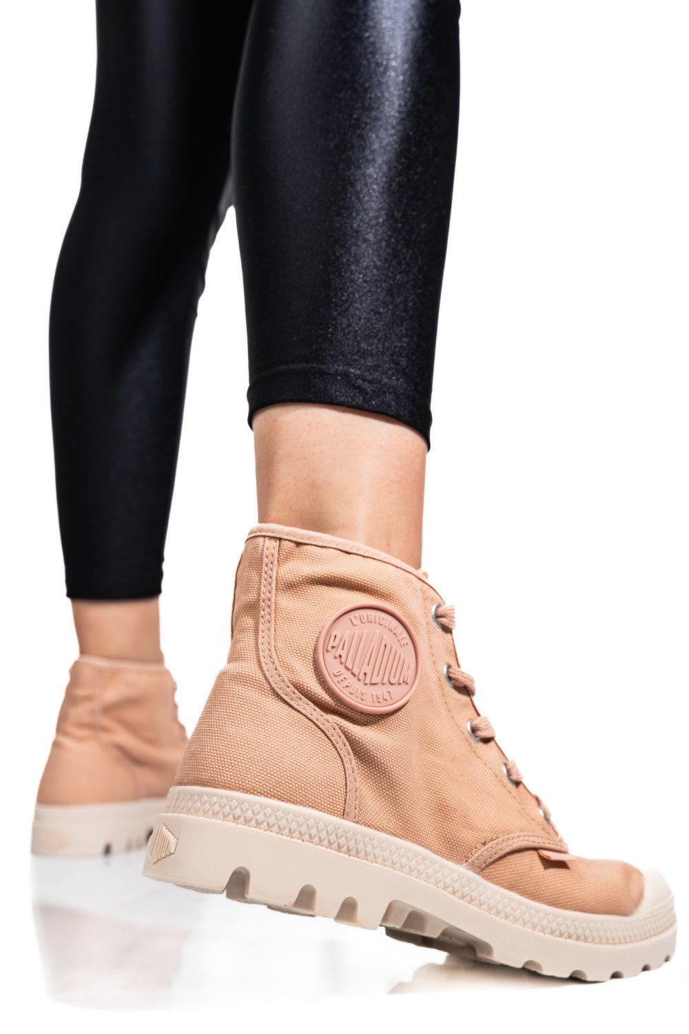 PALLADIUM PAMPA HI ROSE BRICK, GHETE SPORT PINK 9S772352-663