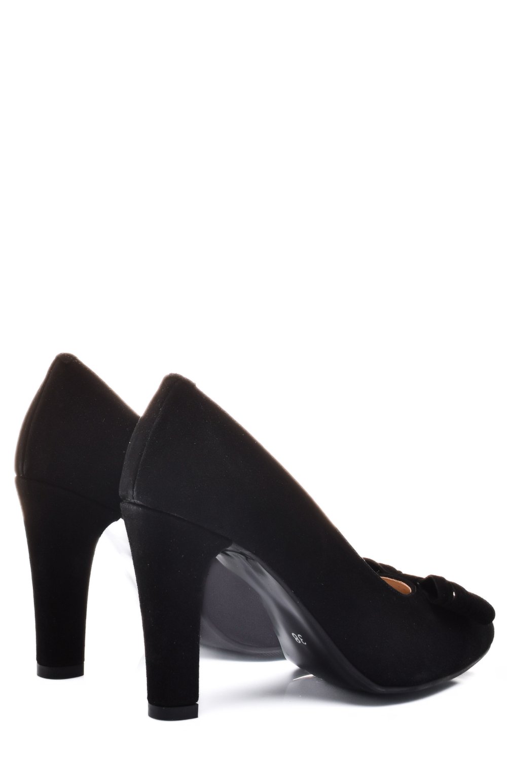 PANTOFI NEGRU PIELE NATURALA INTOARSA 1S77908