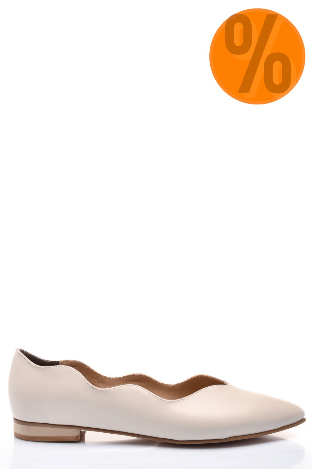 BALERINI BEJ PIELE NATURALA 3S7718
