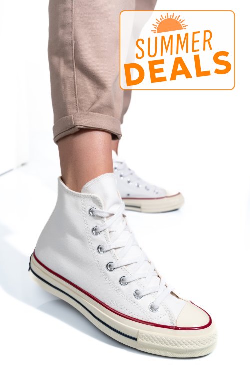 Converse chuck taylor all star 70 hi, pantofi sport white 1s7762056c
