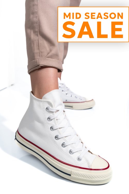 Converse chuck taylor all star 70 hi, pantofi sport white 1s7762056c