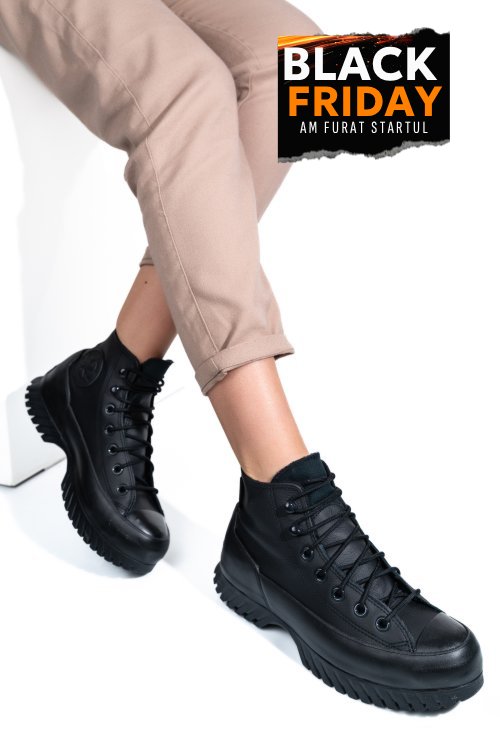 Converse chuck taylor all star lugged winter, pantofi sport black 1s7771427c