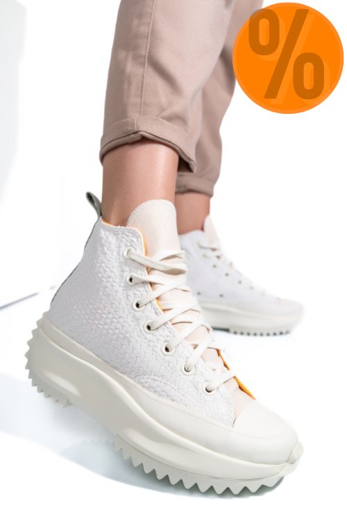 Converse run star hike platform renew, pantofi sport white as7703838c