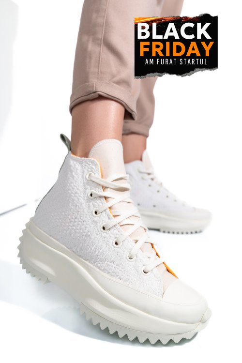 Converse run star hike platform renew, pantofi sport white as7703838c
