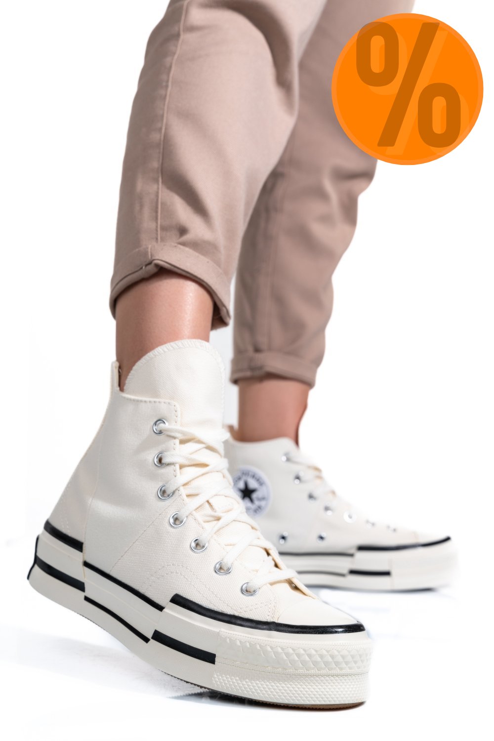 CONVERSE CHUCK 70 PLUS, PANTOFI SPORT WHITE AS7700915C