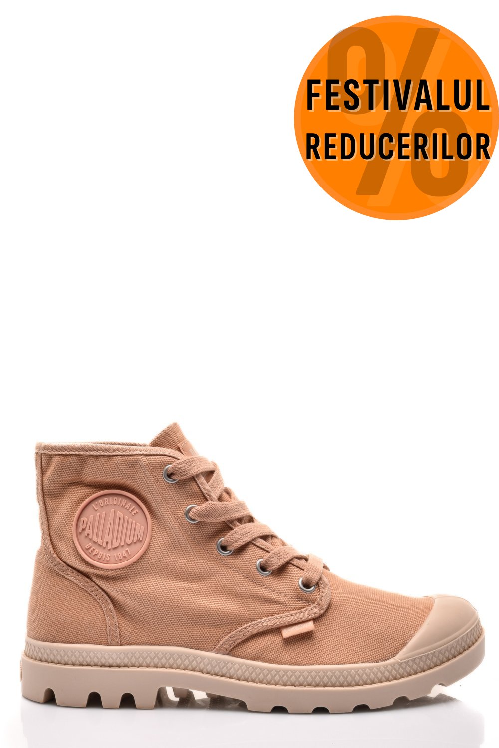 PALLADIUM PAMPA HI ROSE BRICK, GHETE SPORT PINK 9S772352-663