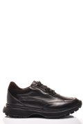 PANTOFI SPORT NEGRI PIELE NATURALA 241614NP