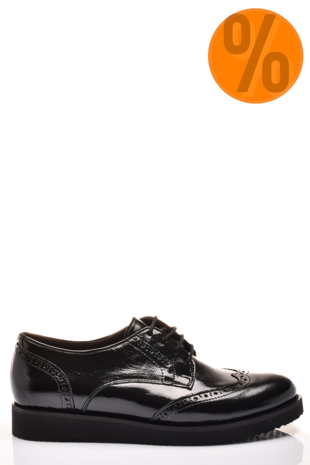 PANTOFI NEGRI PIELE NATURALA LACUITA 171611NPK