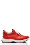 PANTOFI SPORT ROSII PIELE NATURALA 241613NP