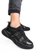 PANTOFI SPORT NEGRI PIELE NATURALA 2S7732