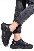 PANTOFI SPORT NEGRI PIELE NATURALA 2S7732