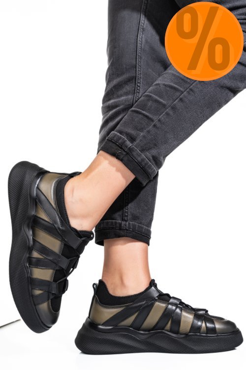 Pantofi sport verzi piele naturala 2s7732